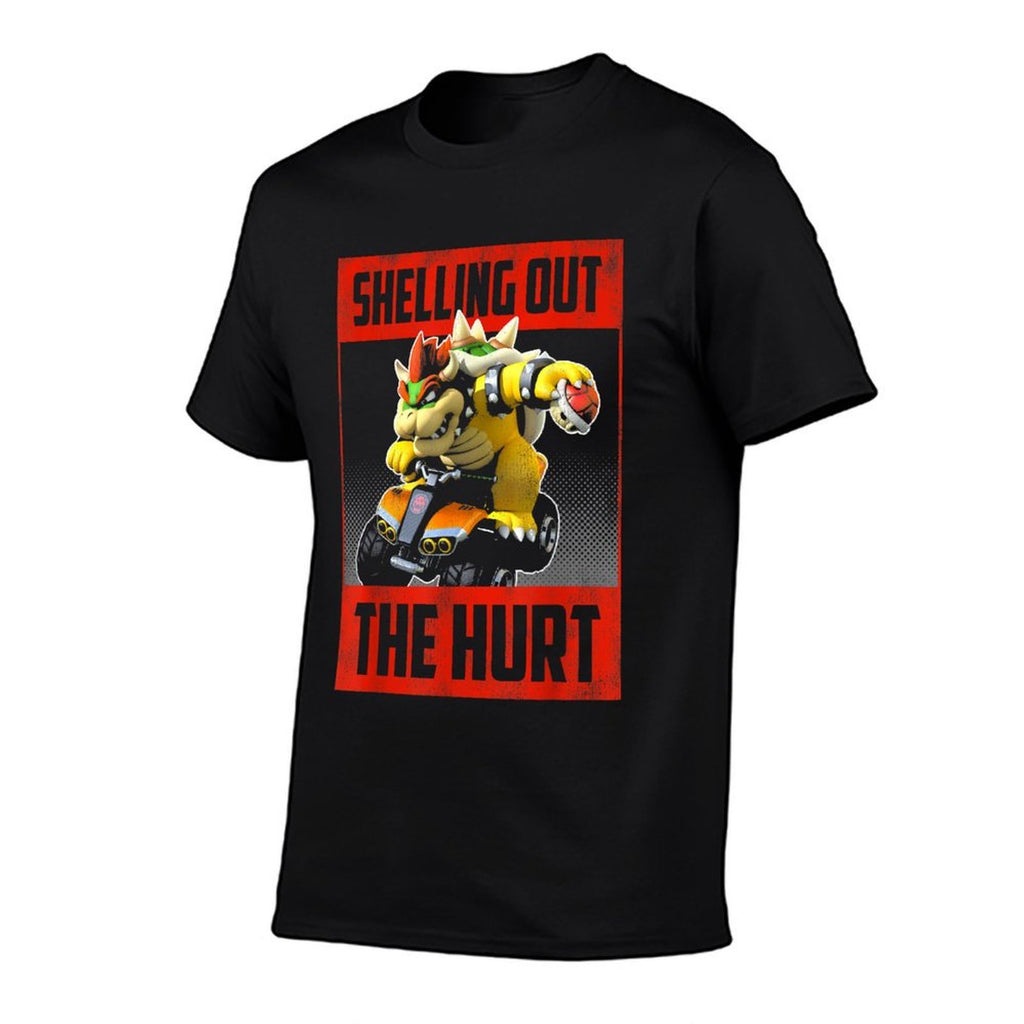 Mario Kart Bowser Shelling Out The Hurt Graphic  Trendy Pattern T-Shirt