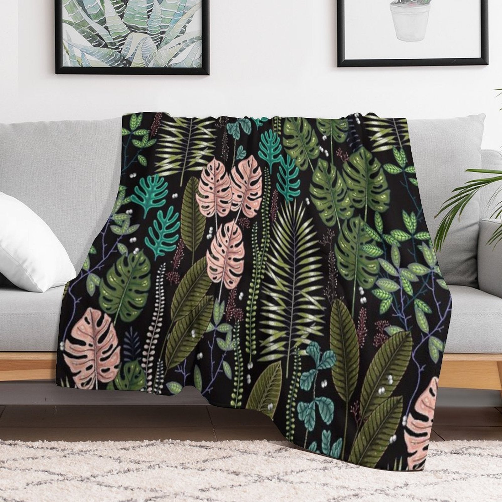 Tropical Dream Travel-friendly Throw Blanket