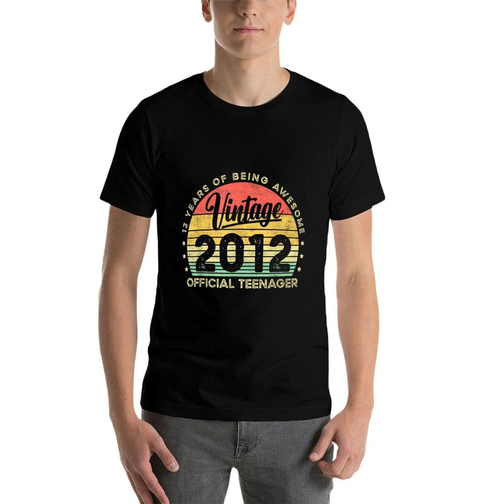 Vintage 2012 Officialnager 13th Birthday Gifts 13 Yr Old  Affordable Price T-Shirt