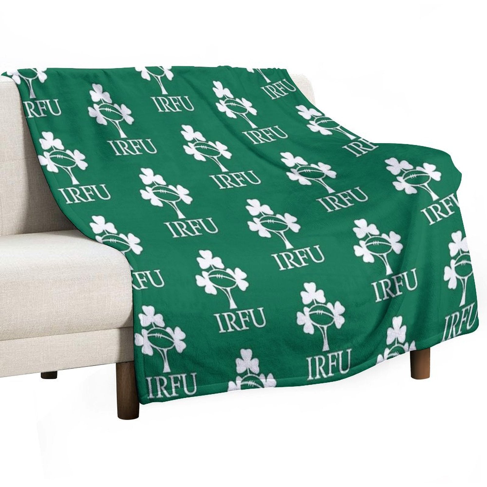 IRELAND RUGBY UNION-IRFU Lightweight Throw Blanket