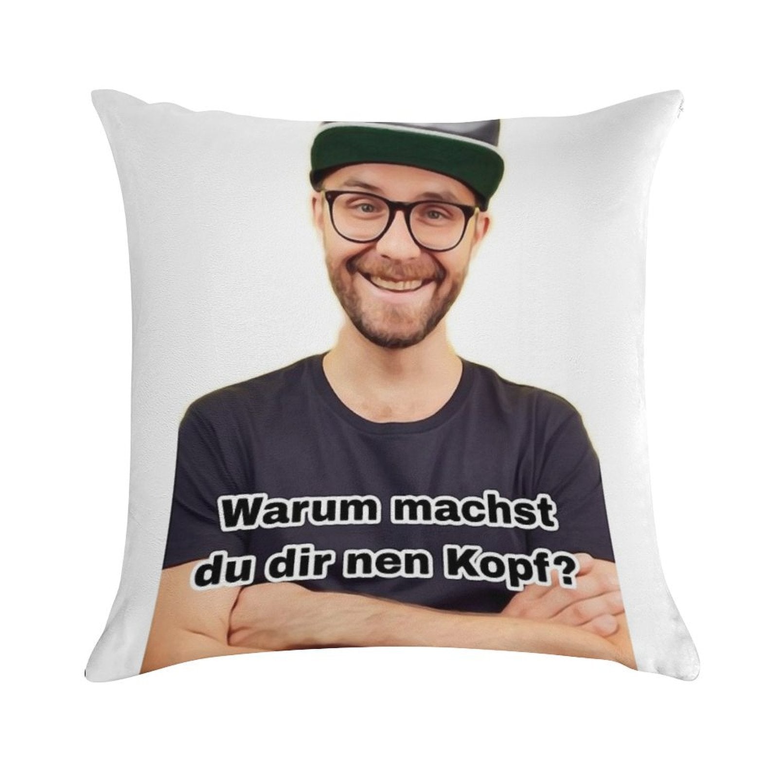 Mark Forster - Why Are You Banging Your Head Memes Soft Warmth Comfort Throw Pillow