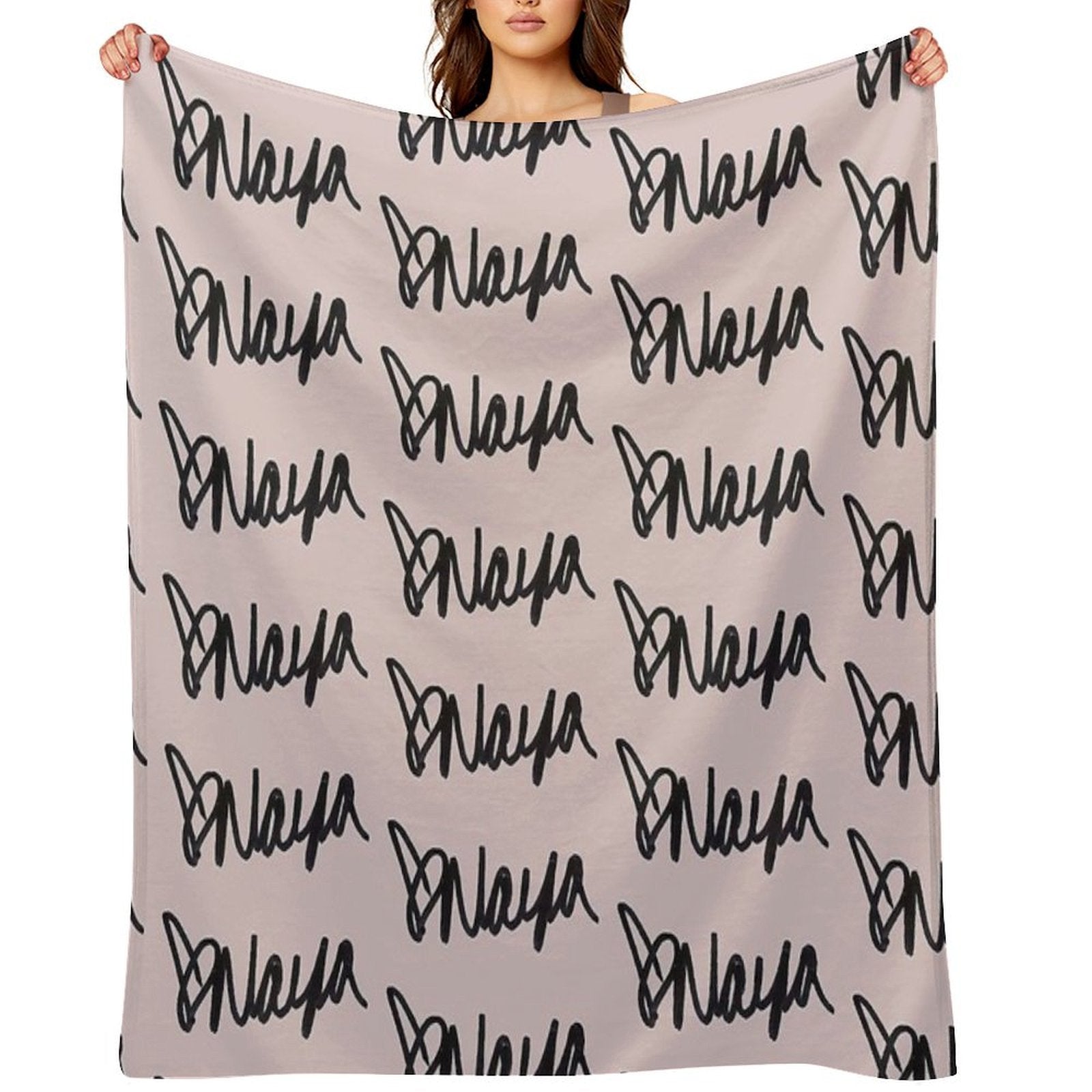 Naya Rivera Autograph Machine-washable Throw Blanket