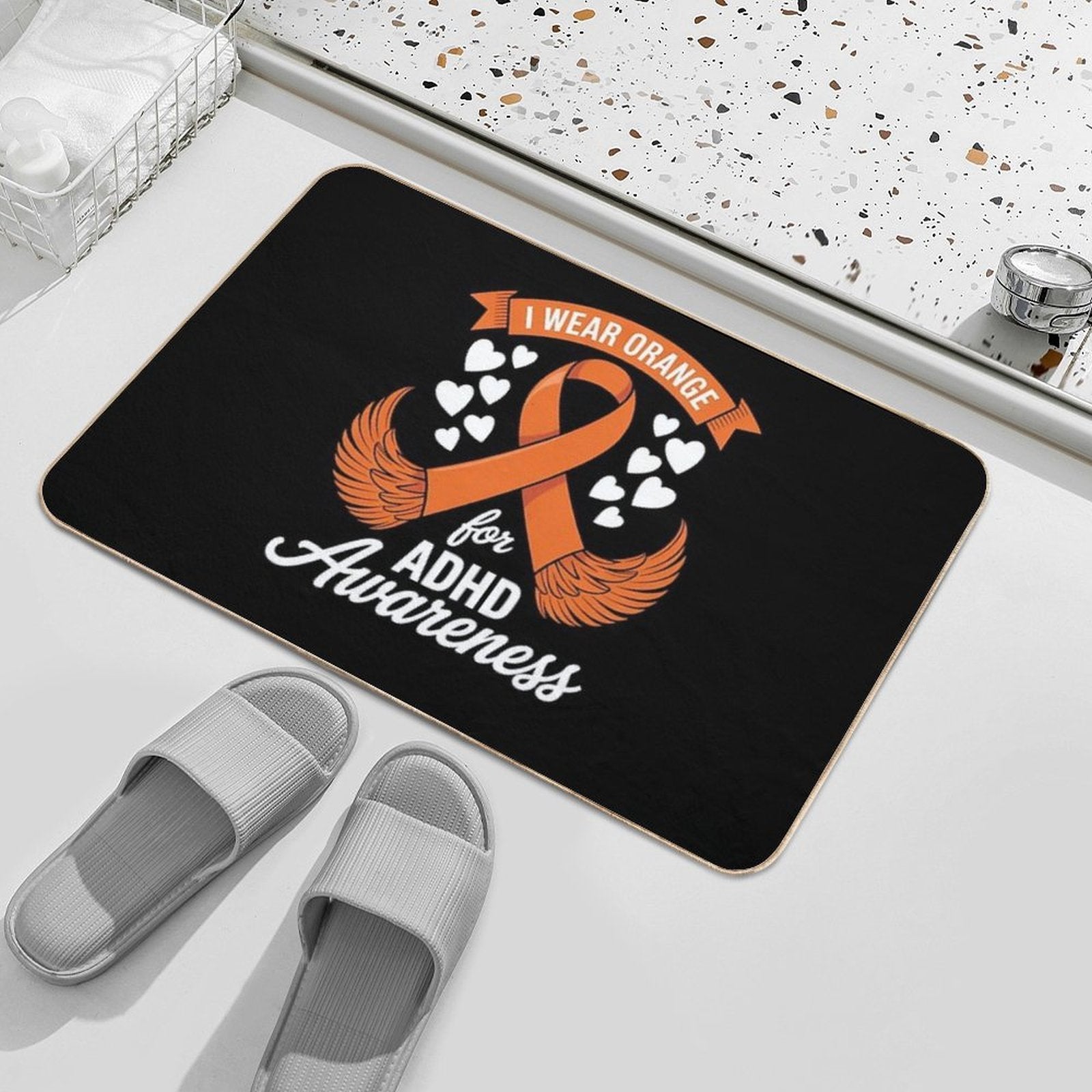 Adhd Awareness Shirt for Mental Health Awareness Month  Multi-Purpose Bath Mat