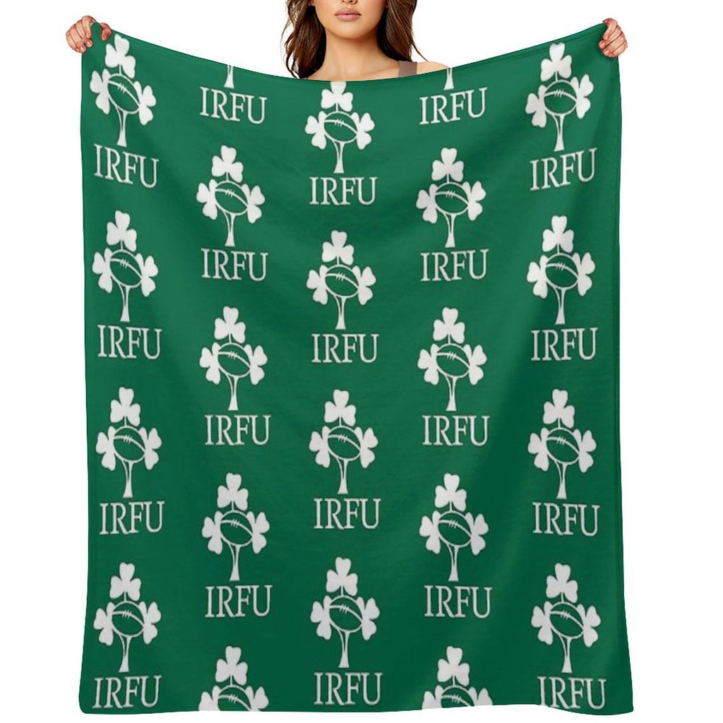 IRELAND RUGBY UNION-IRFU Lightweight Throw Blanket