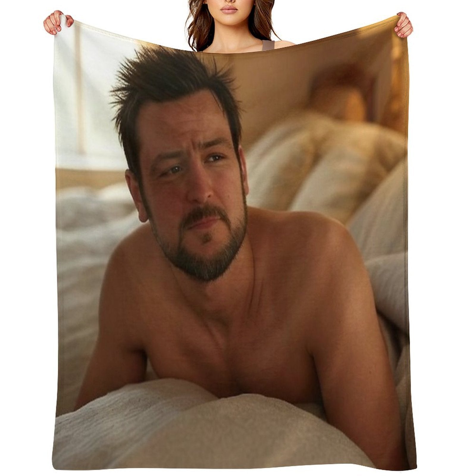 Tyler Hynes Machine-washable Throw Blanket