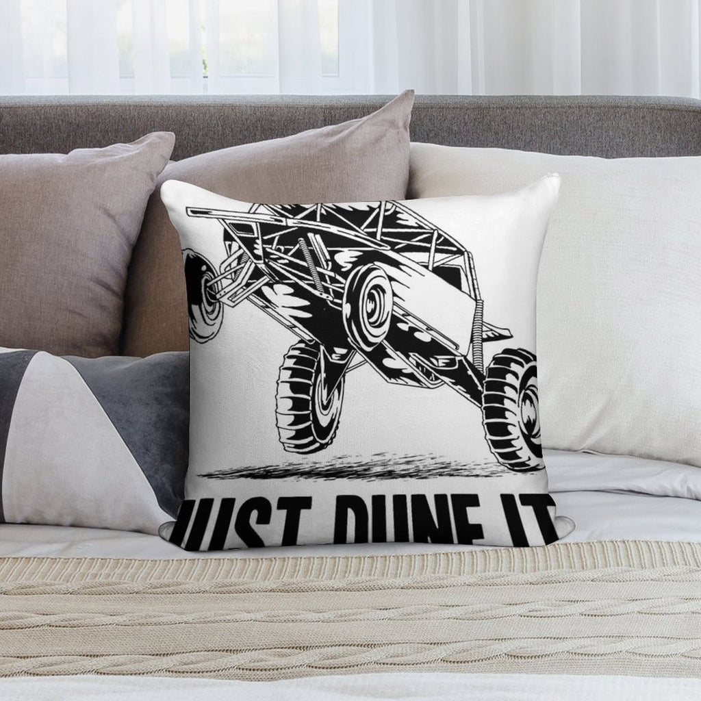 Dune Buggy Just Dune It Soft Shrink-Resistant Throw Pillow
