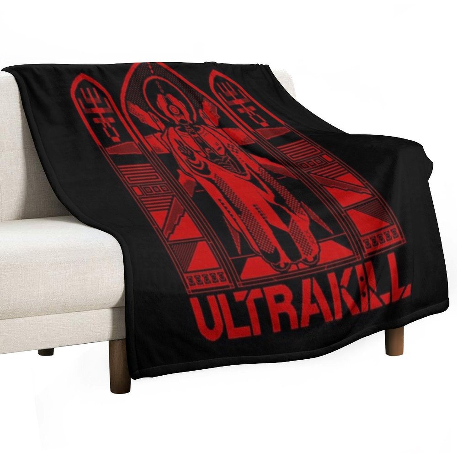 Ultrakill V2 Gabriel Ultrakill Plush Throw Blanket