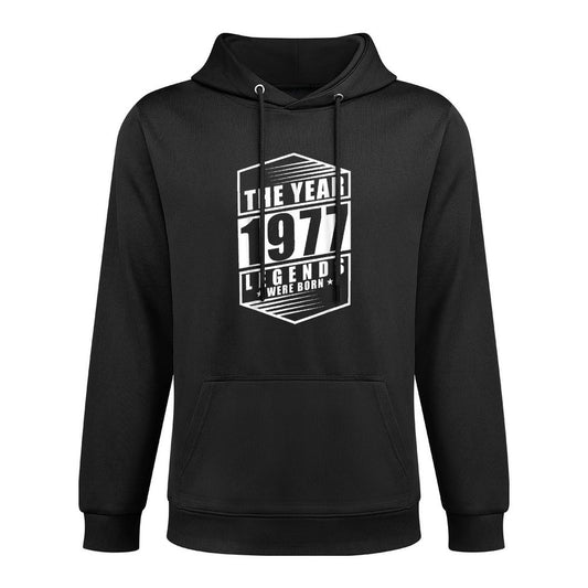The Year 1977 Legends Were Born 40th Birthday Medium-Weight Fabric Hoodie