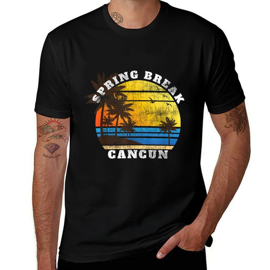 Spring Break Cancun Beach Matching Group Party  Graphic-printed T-Shirt