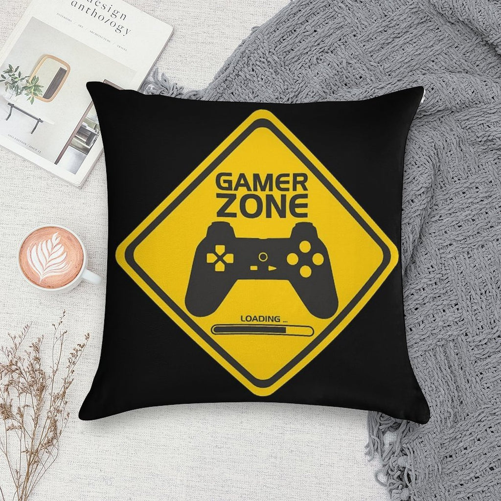 Gamer Zone Soft Warmth Comfort Throw Pillow