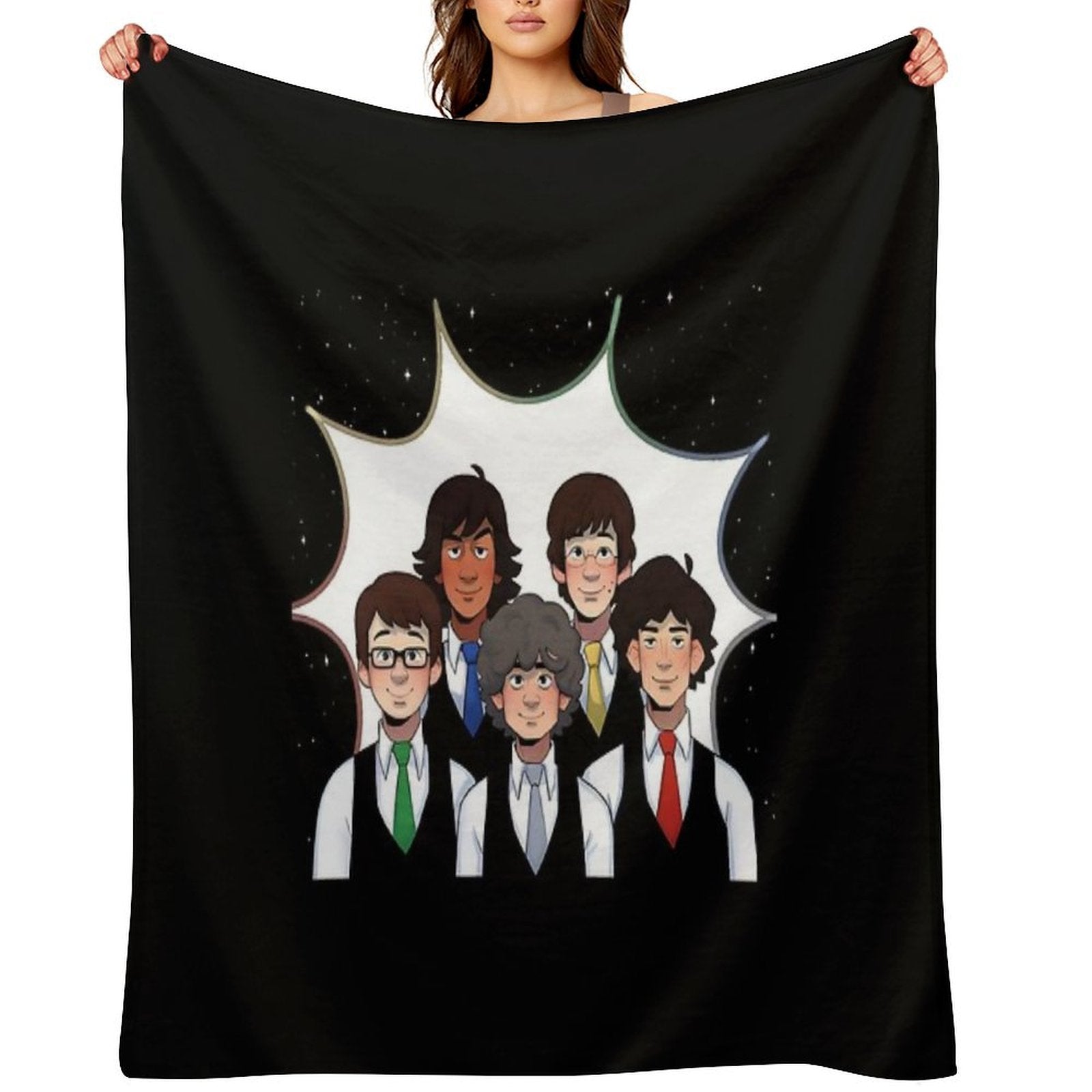 Tally Hall Anime Art Versatility Throw Blanket