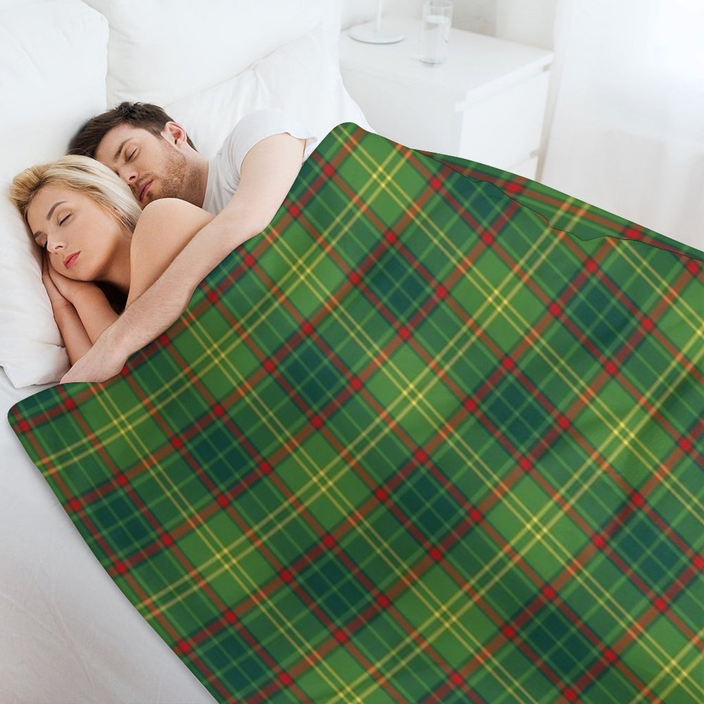 County ARMAGH Tartan  Official Armagh Tartan, Ulster, Ireland Gift-ready Throw Blanket