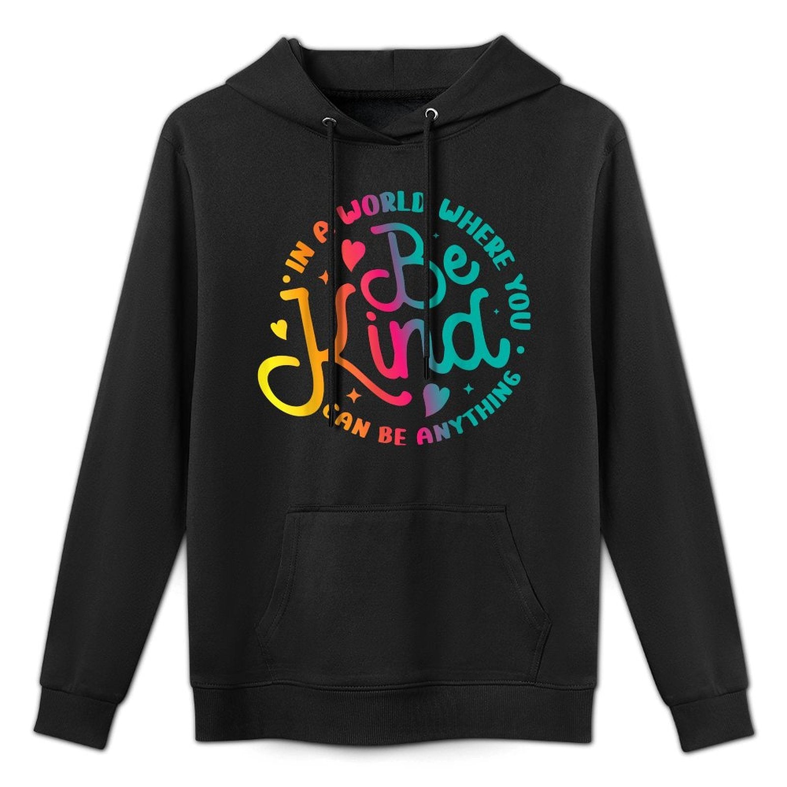 Be Kind Positive Quote Choose Kindness Men Women Kids Shape Retention Hoodie