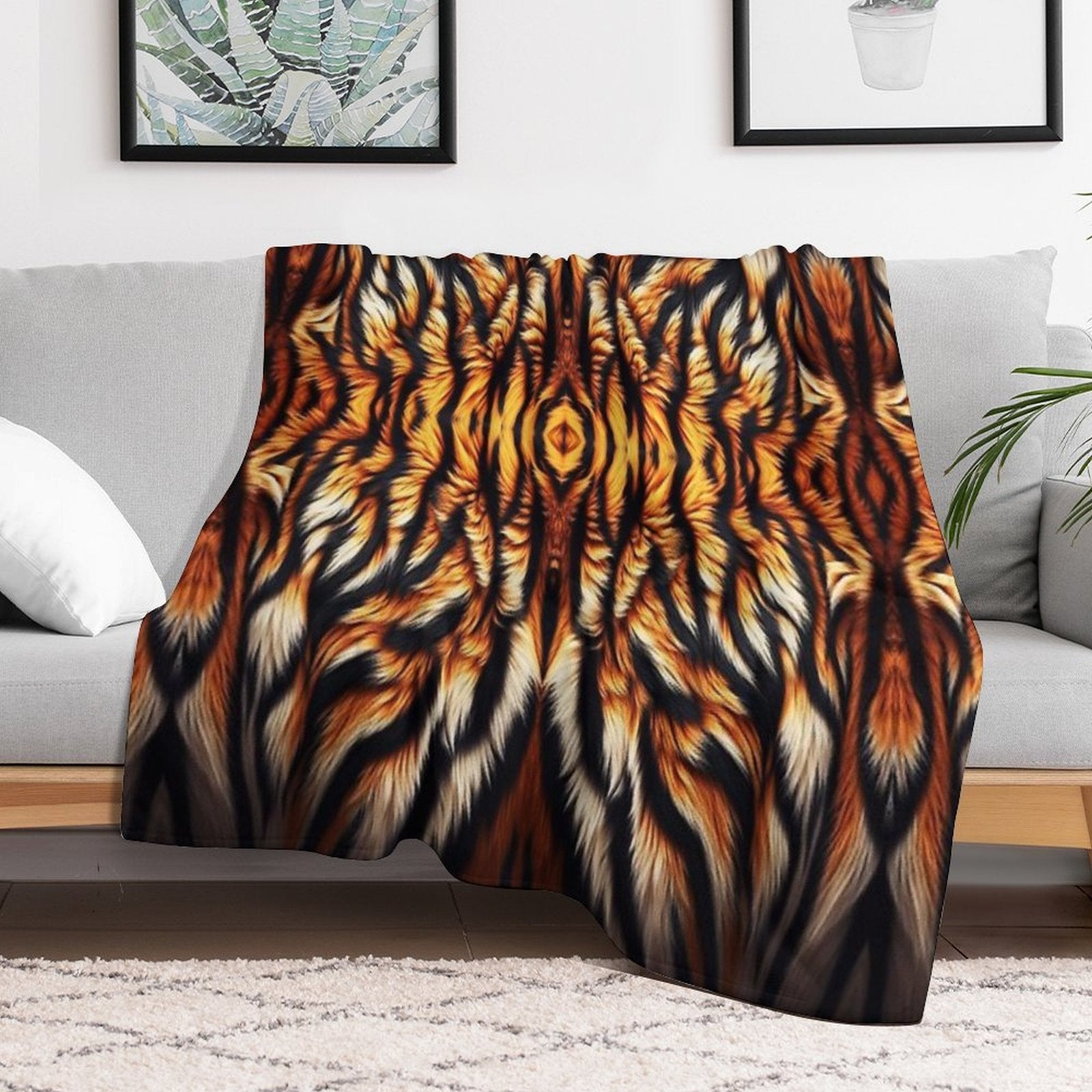 Pattern 670,animal Patterns Premium Throw Blanket