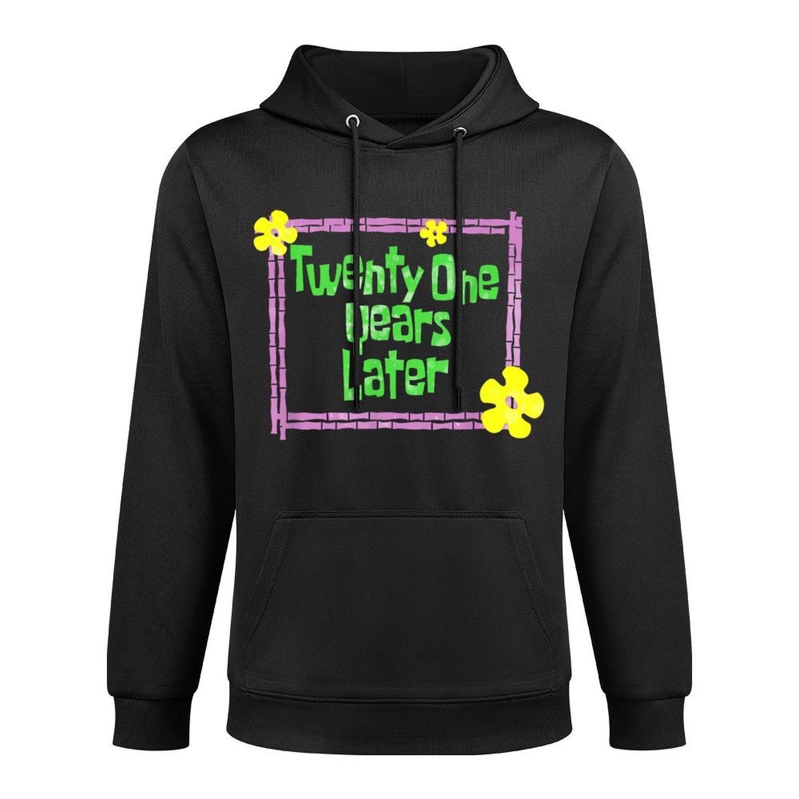 Twenty One Years Later Funny 21 Year Old Birthday Party Medium-Weight Fabric Hoodie