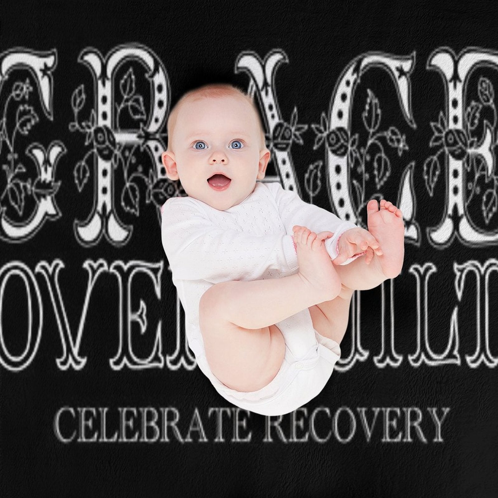 GRACE over Guilt ~ Celebrate Recovery Lightweight Throw Blanket