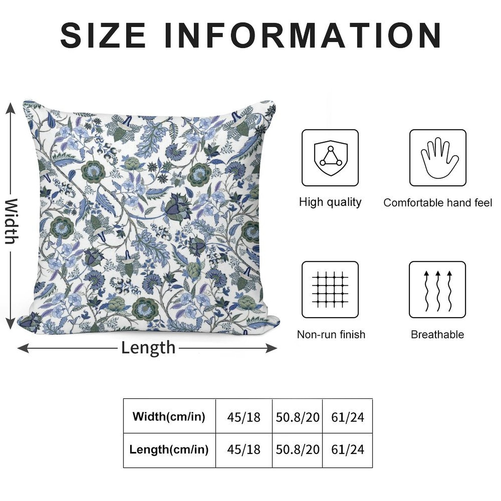 Chinoiserie Blue, Retro, Vintage, Hamptons Style, Blue And White, Soft Ultra-Soft Texture Throw Pillow