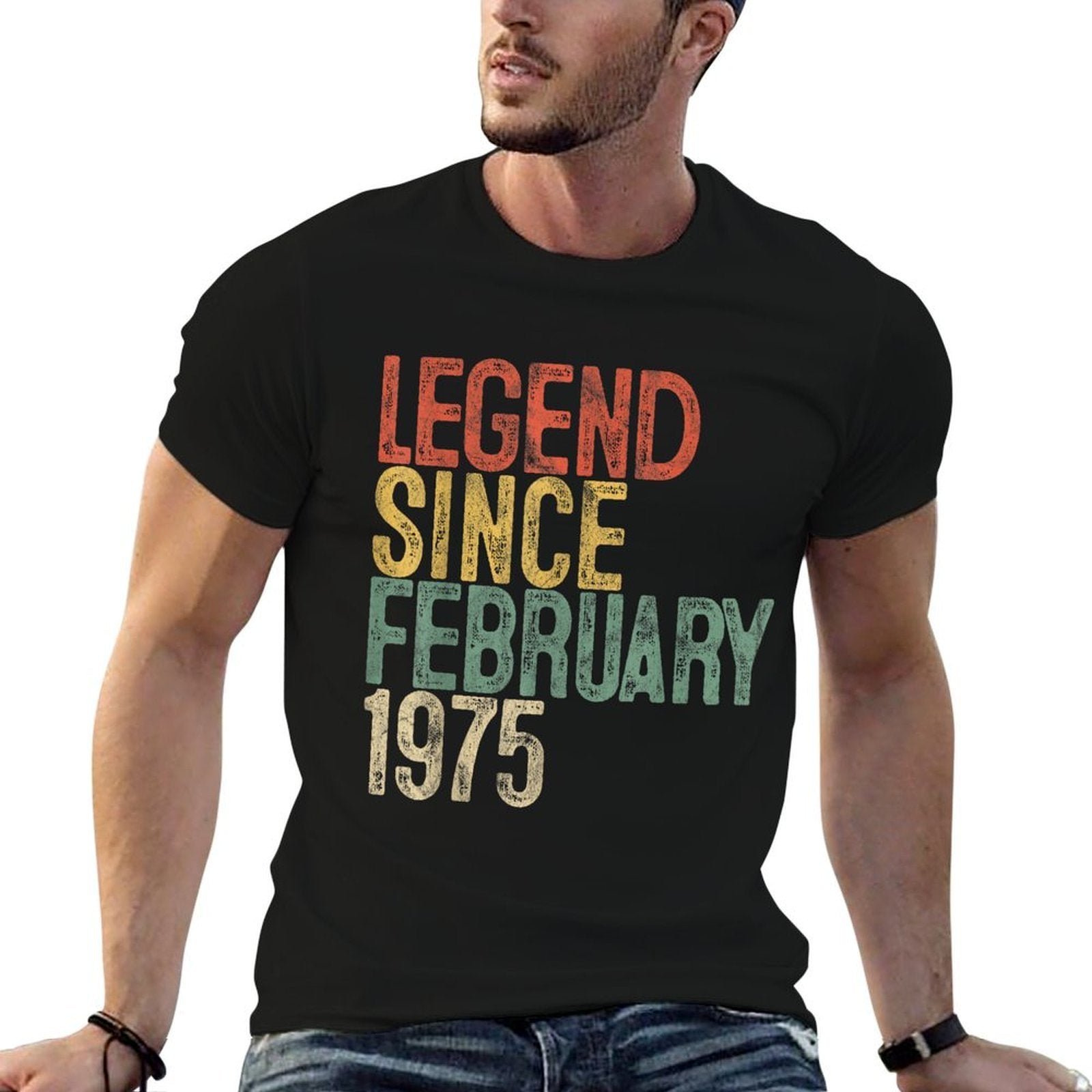 Legend 1975 50th Birthday Gifts for Men Women 50 Year Old  Quick-drying T-Shirt