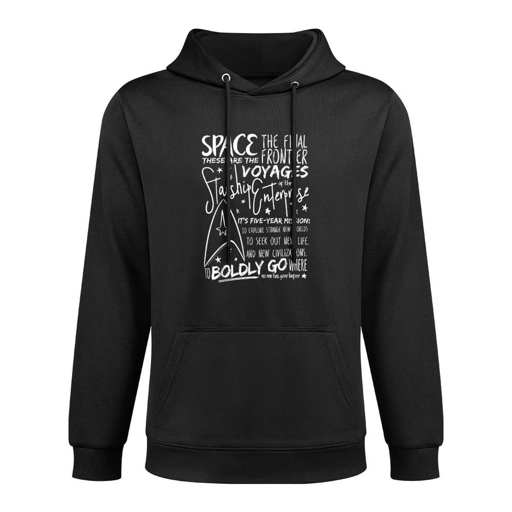 Star Trek Original Series Handwritten Speech Graphic Breathable Fabric Hoodie