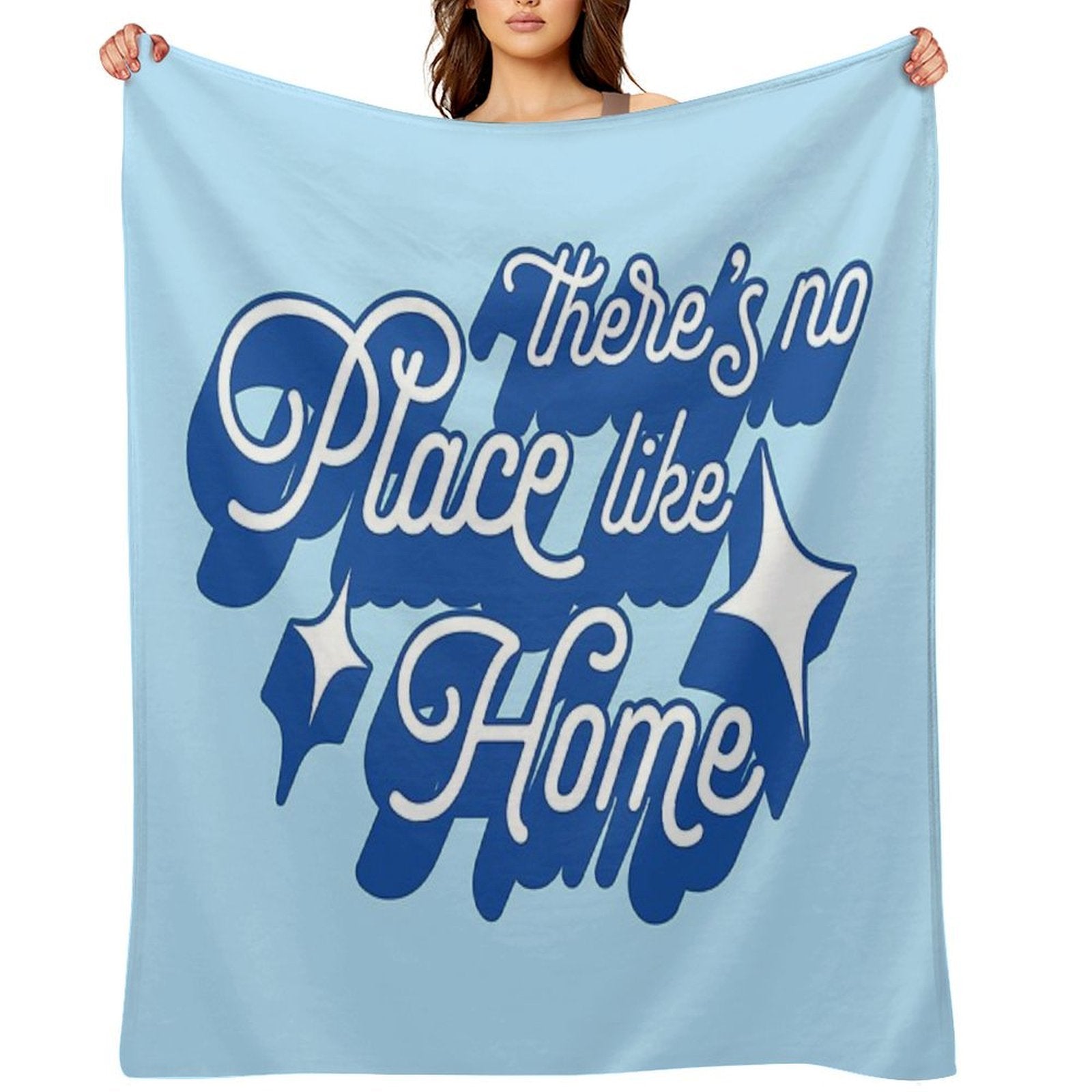 There's No Place Like Home Easy Care Throw Blanket