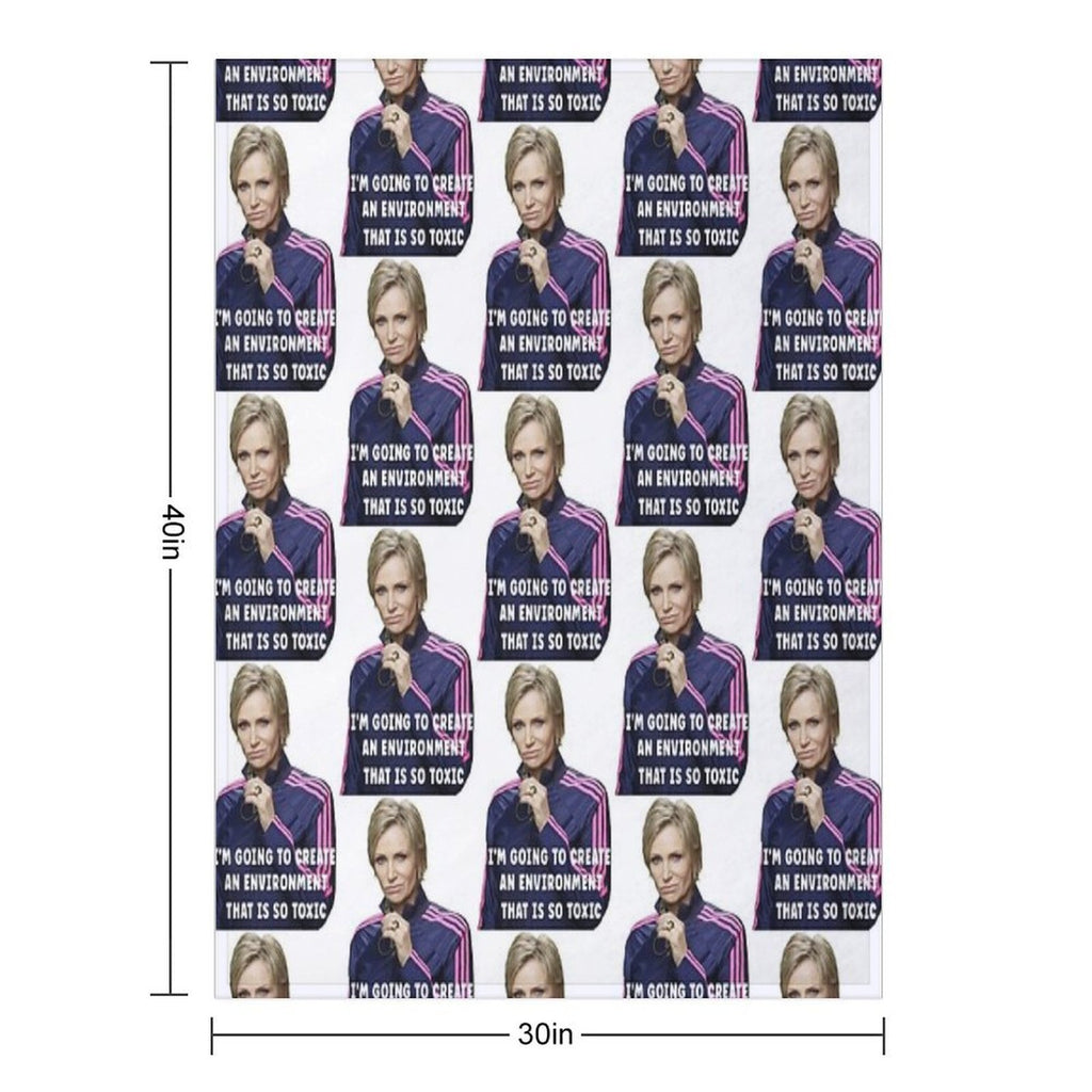 I'm Going to Create An Environment That Is So Toxic Easy Care Throw Blanket