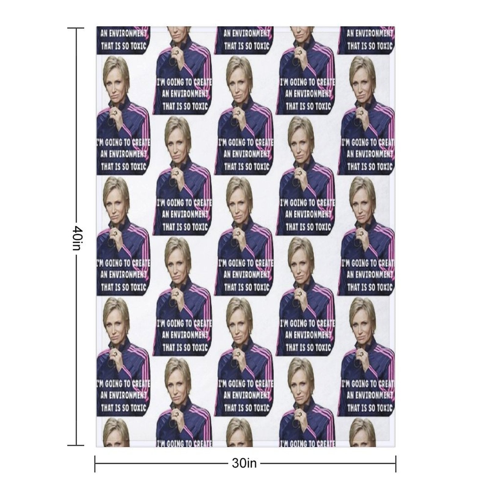 I'm Going to Create An Environment That Is So Toxic Easy Care Throw Blanket