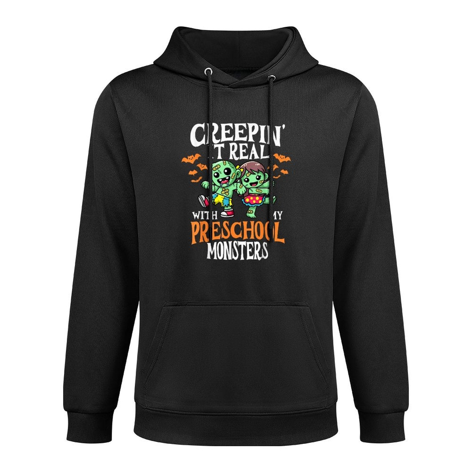 Creepin It Real Monster School Preschool Teacher Halloween Easy Care Hoodie