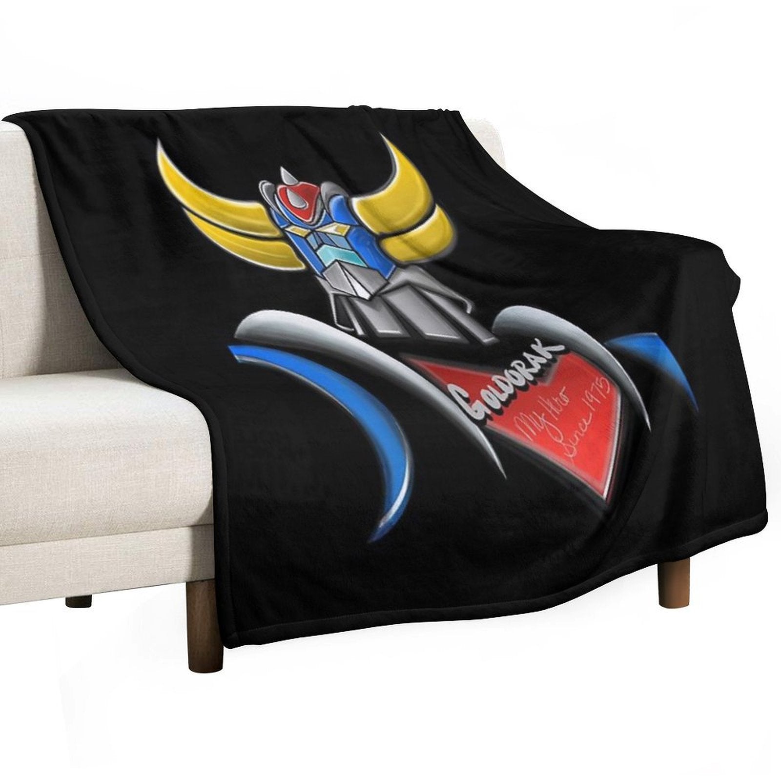 Goldorak, Grendizer, Vintage Goldorak Versatility Throw Blanket