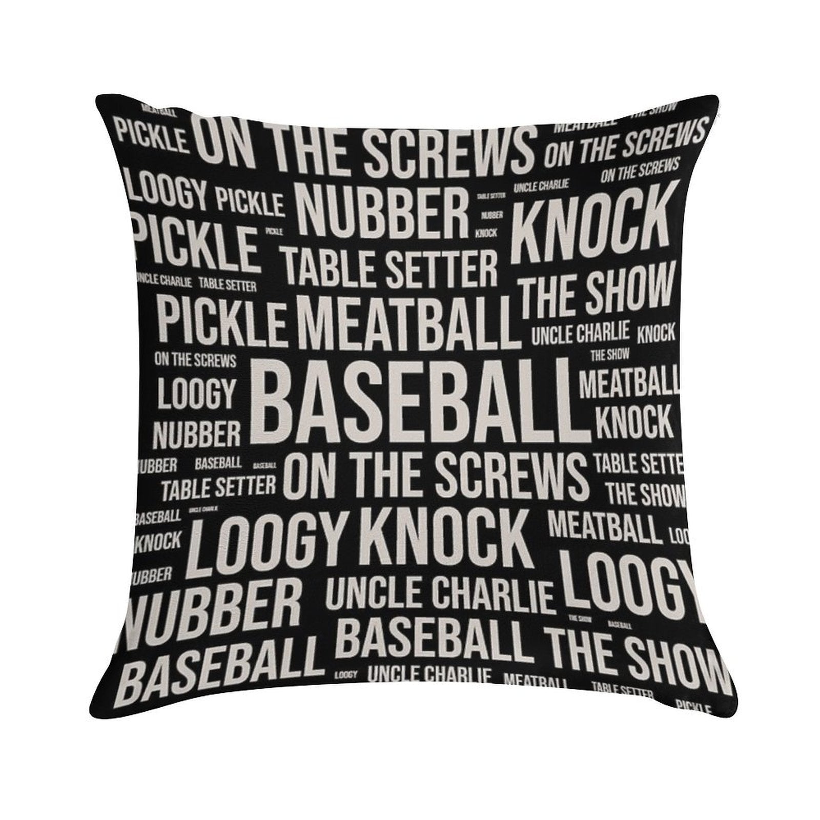 Baseball Sport Gifts Soft High-Density Material Throw Pillow