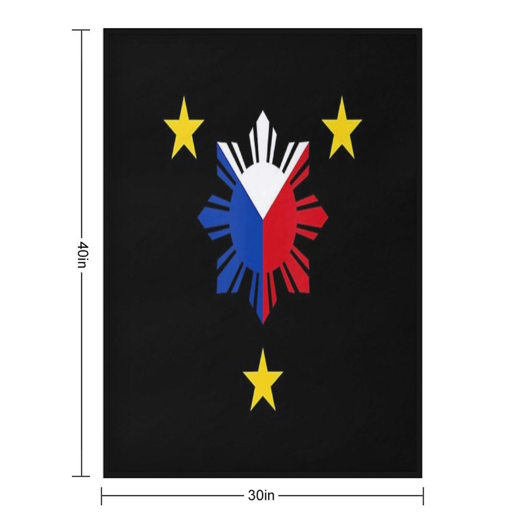 Philippine Flag - Philippines Sun And Star Compact Throw Blanket