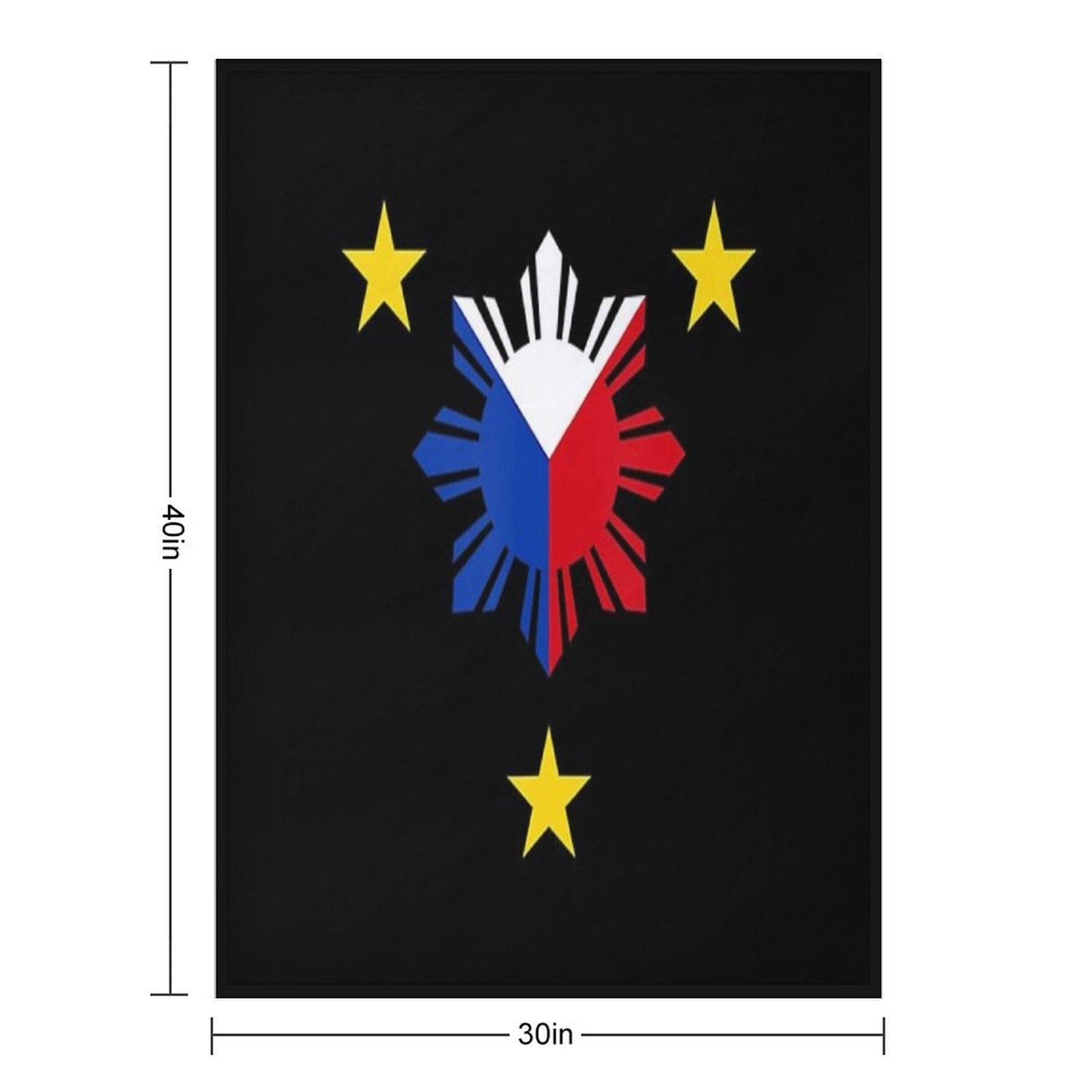 Philippine Flag - Philippines Sun And Star Compact Throw Blanket