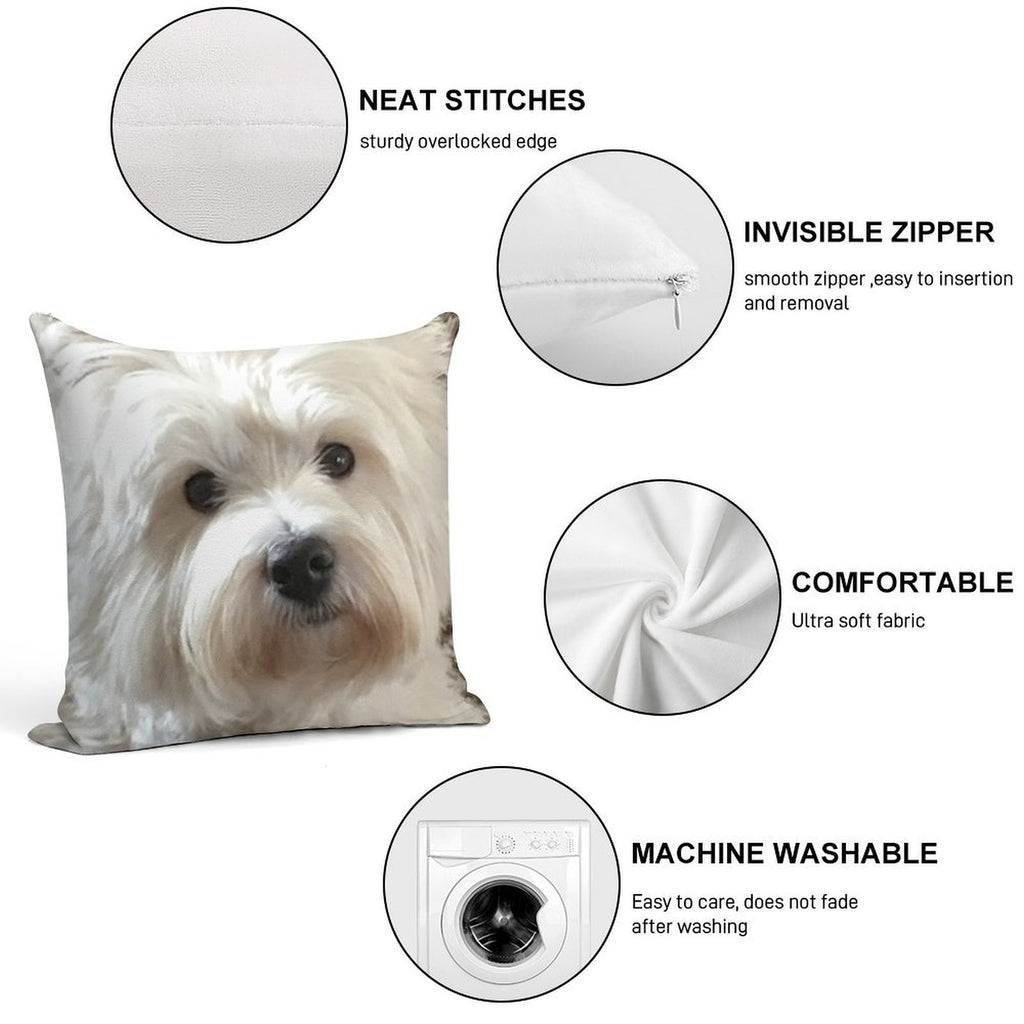 Westie Soft Anti-Pilling Throw Pillow